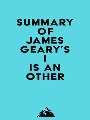 cover image of Summary of James Geary's I Is an Other